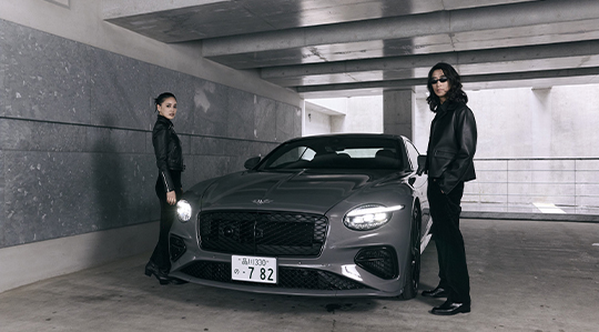 YU & 藤井夏恋が出合った“自分たちのベントレー”